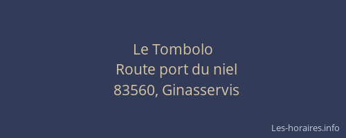 Le Tombolo