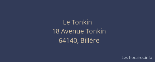 Le Tonkin
