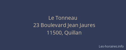 Le Tonneau