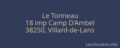 Le Tonneau