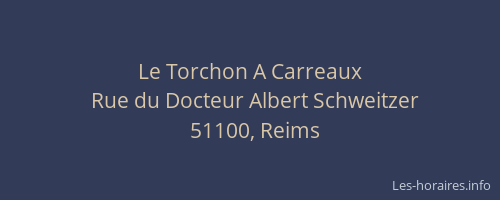 Le Torchon A Carreaux