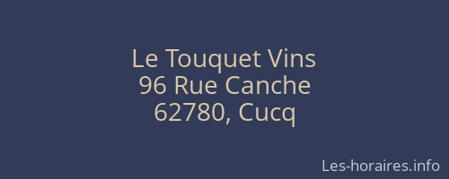 Le Touquet Vins