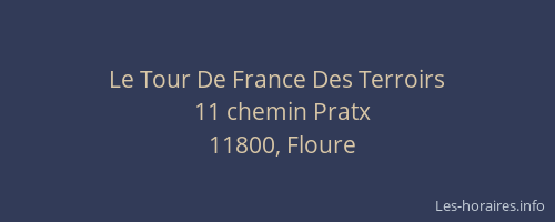 Le Tour De France Des Terroirs