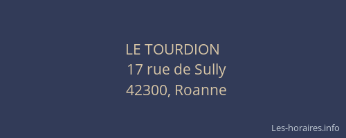 LE TOURDION