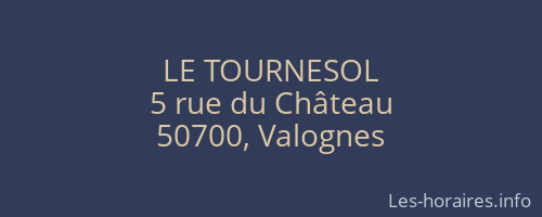 LE TOURNESOL