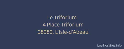 Le Triforium