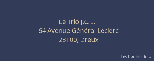 Le Trio J.C.L.