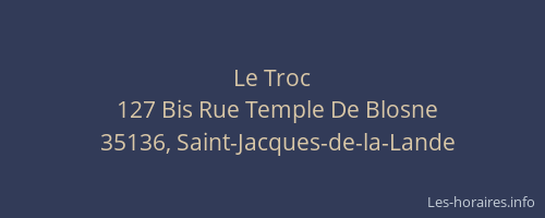 Le Troc