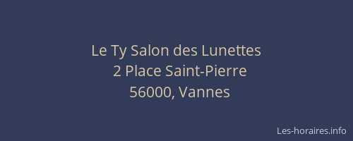 Le Ty Salon des Lunettes