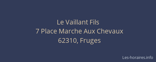 Le Vaillant Fils