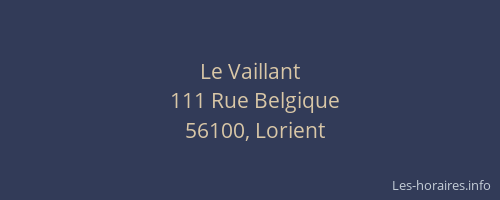 Le Vaillant