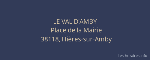LE VAL D'AMBY