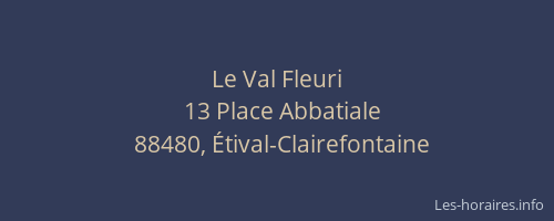 Le Val Fleuri