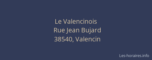 Le Valencinois