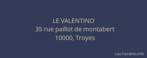 LE VALENTINO