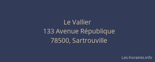 Le Vallier