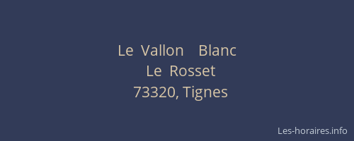 Le  Vallon    Blanc