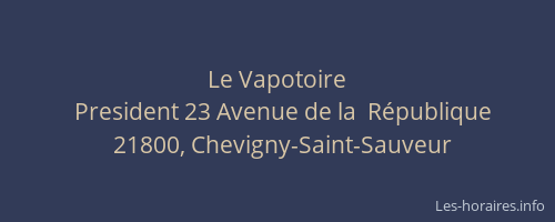 Le Vapotoire