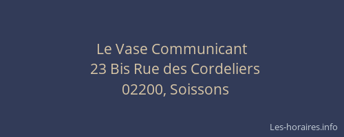 Le Vase Communicant