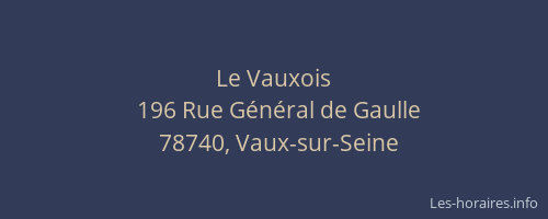 Le Vauxois