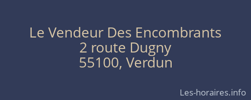 Le Vendeur Des Encombrants