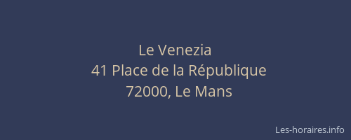 Le Venezia