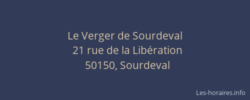 Le Verger de Sourdeval