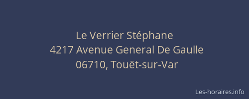 Le Verrier Stéphane