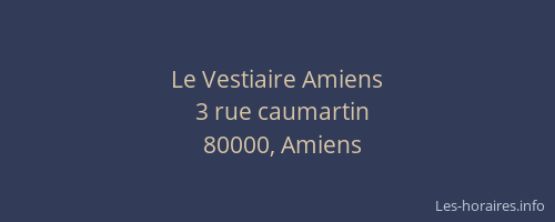 Le Vestiaire Amiens