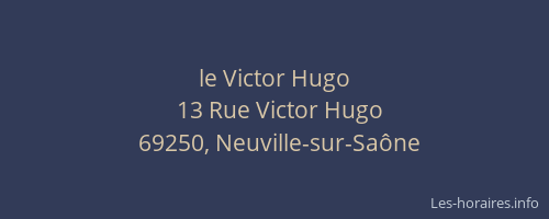 le Victor Hugo