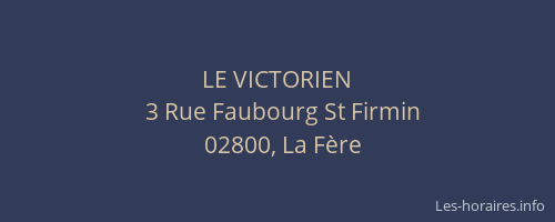 LE VICTORIEN