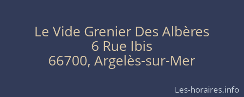 Le Vide Grenier Des Albères