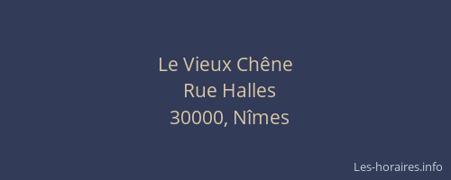 Le Vieux Chêne