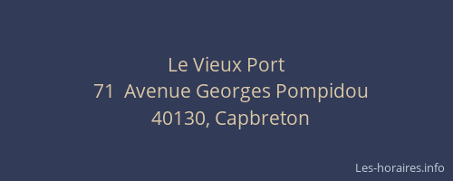 Le Vieux Port