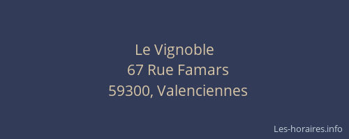 Le Vignoble