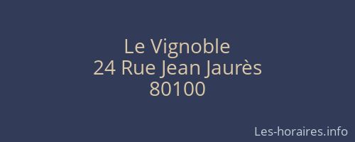 Le Vignoble