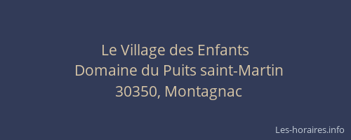 Le Village des Enfants
