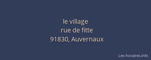le village