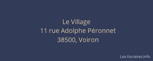 Le Village