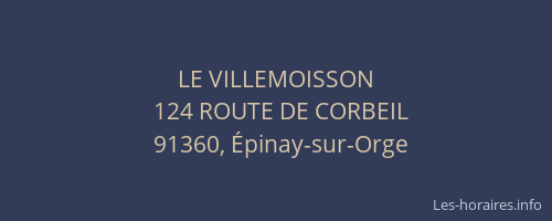 LE VILLEMOISSON