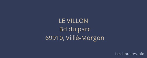 LE VILLON