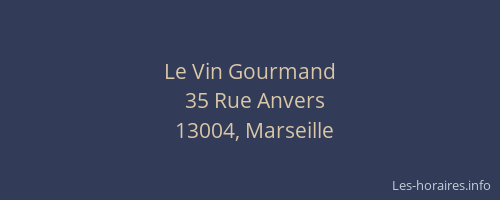 Le Vin Gourmand