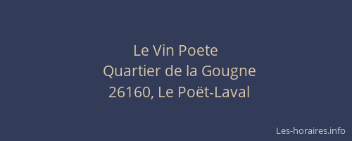 Le Vin Poete