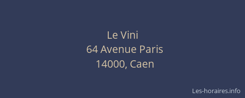 Le Vini