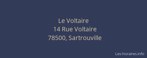 Le Voltaire