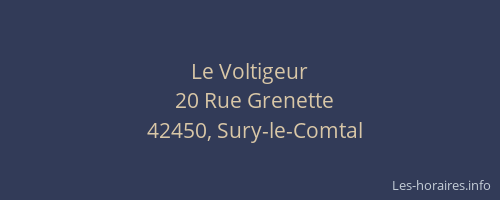 Le Voltigeur