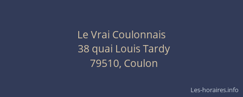 Le Vrai Coulonnais