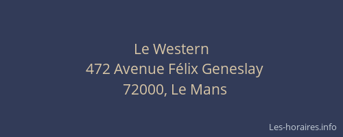 Le Western