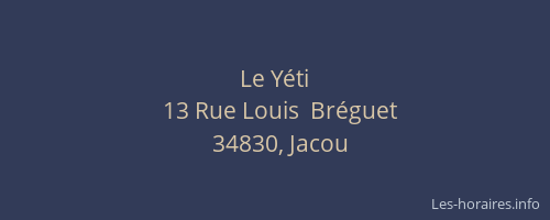 Le Yéti