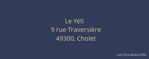 Le Yéti